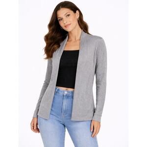 NWT Halara Open Cardigan Light Gray Size XS